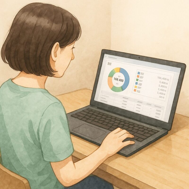 PCで家計簿アプリつけてます