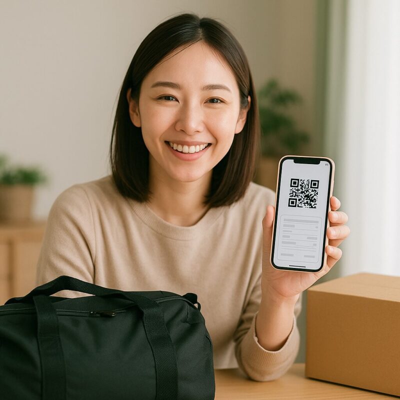スマホで送り状