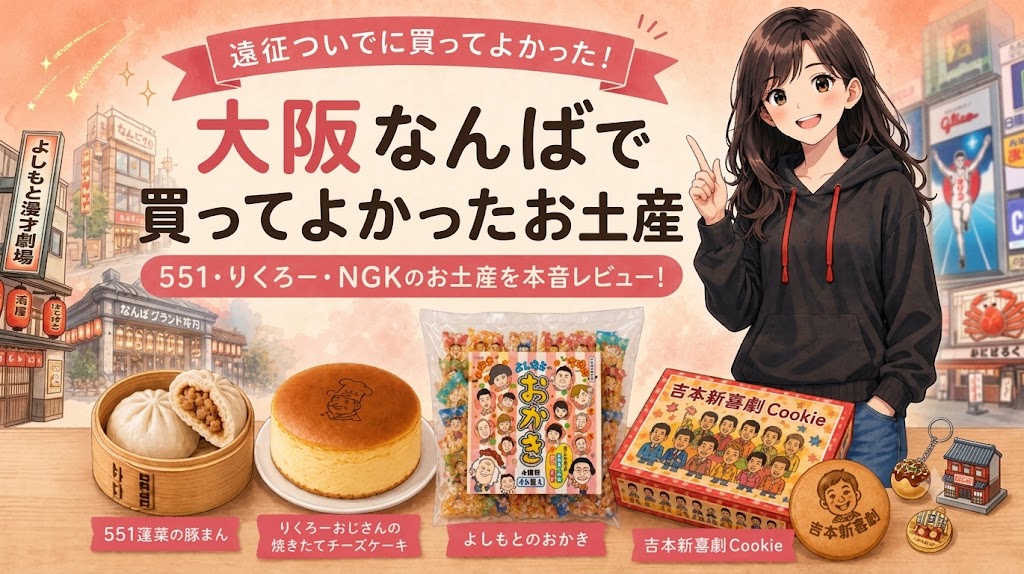 2026年更新】大阪なんばで買ってよかったお土産10選｜551・りくろー